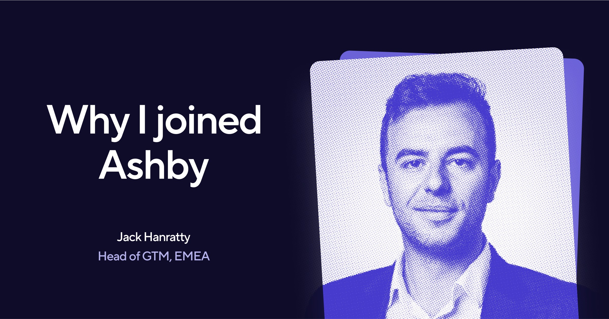 A Letter from Jack Hanratty on Joining Ashby