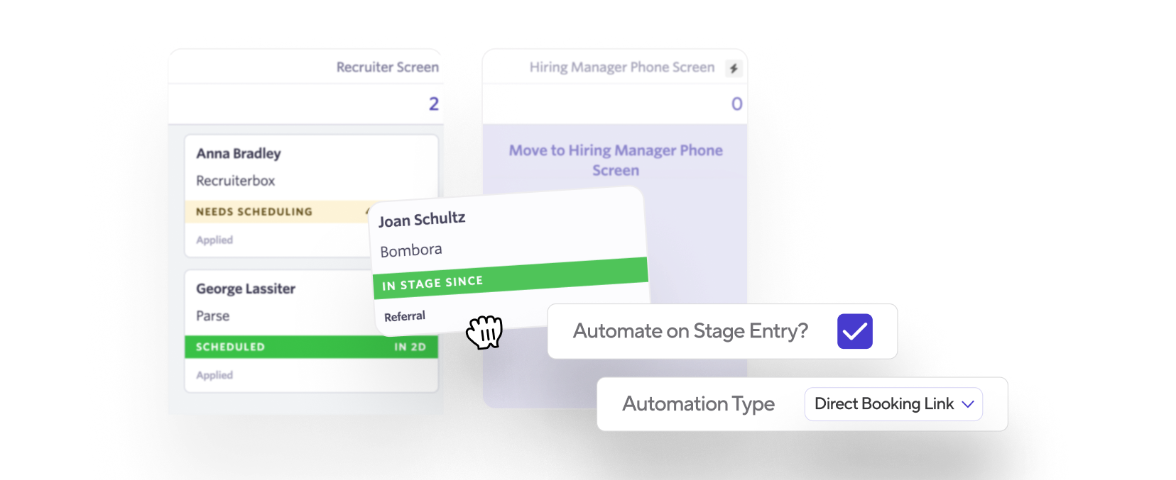 Automatically send scheduling links